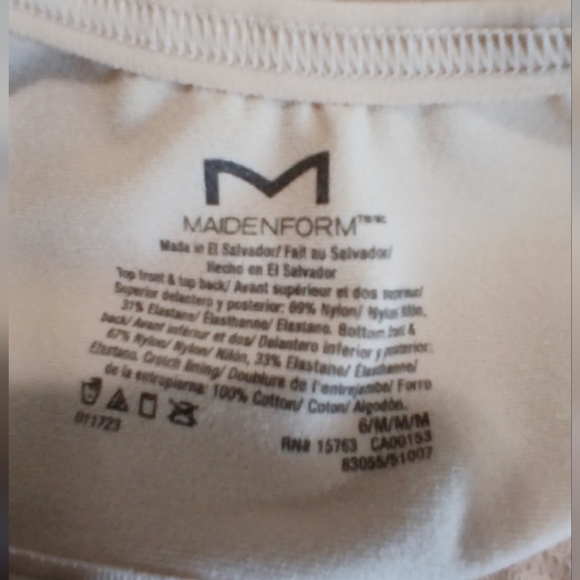 Maidenform Tan Cream Shapewear Women's Size Medium - Picture 4 of 4